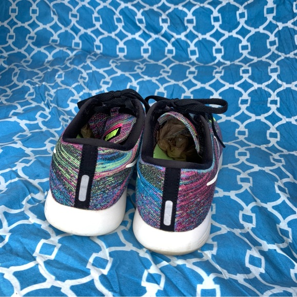 Nike Women’s size 8.5 Lunarepic low flyknit Fire Pink multicolor running wmns - Picture 3 of 11